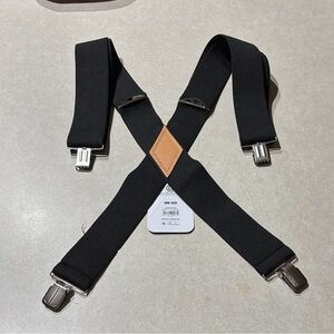 Men’s Black Suspenders